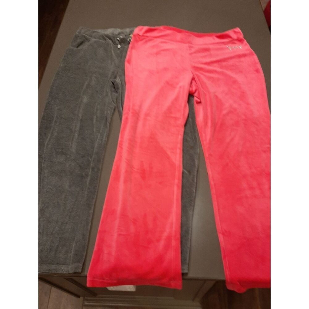 Juicy Couture Pink Velour Track Pants With Joan Boyce Track Pants Bundle